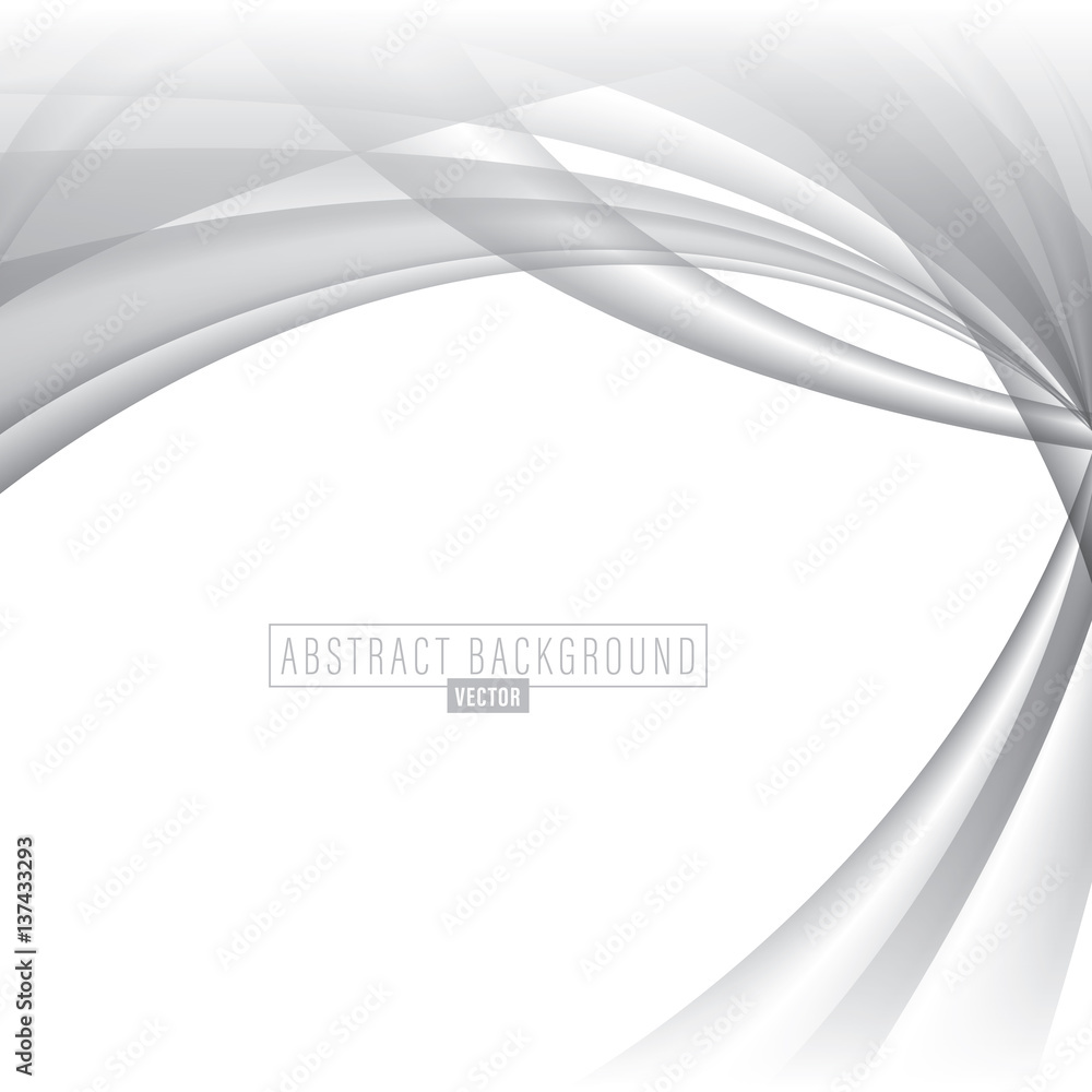 Poster white abstract curve background