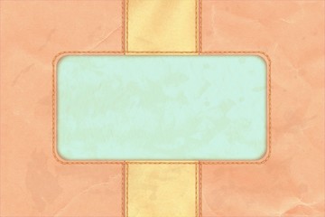 Orange vintage smooth kraft paper