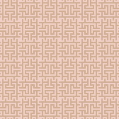 Beige Squares Modern Seamless Pattern.
