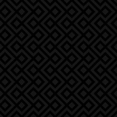 Black Linear Weaved Seamless Pattern.