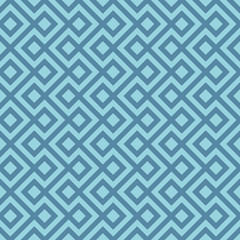 Blue Linear Weaved Seamless Pattern.