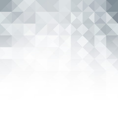 Fototapeta premium Abstract grey background made of triangles