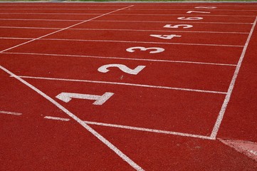 Fototapeta premium Race runs short of special material is a material particular.