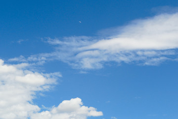 Beautiful blue sky