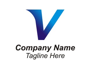 V Logo Letter