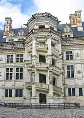 escalier du château de Blois