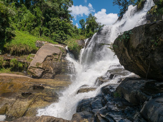 Fototapeta premium Mae Klang waterfall, Doi Inthanon national park, Chiang Mai, Thailand