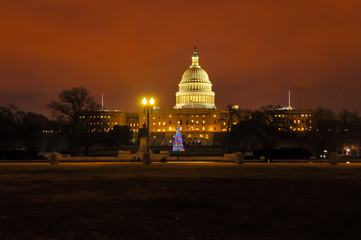 DC Capitol in Decmber