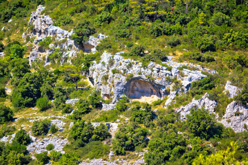 Tito's cave on Vis island