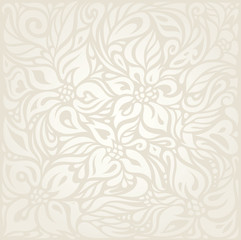 Fototapeta na wymiar Wedding Floral pale wallpaper pattern design background