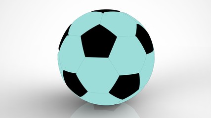 Obraz premium Soccer ball. 3D illustration. 3D CG. High resolution.