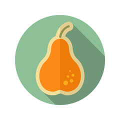 Pear flat icon. Fruit