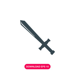 Sword icon vector