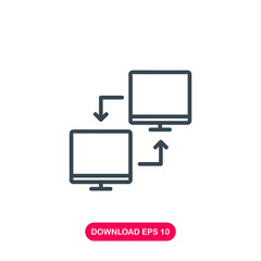 Network icon vector