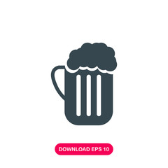 Beer icon vector