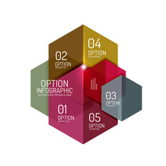 Business infographic design template