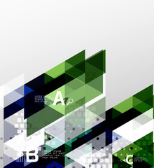 Vector geometric abstract background