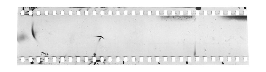 Strip of old celluloid film
