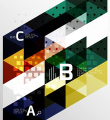 Vector geometric abstract background