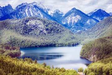 castle germany bavaria alps travel