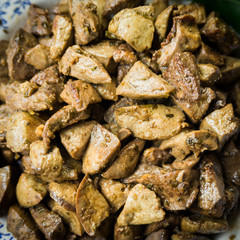 Fegatini di maiale in fricassea, Cibo Italiano