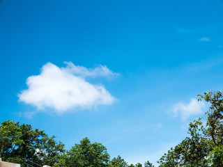 Sky and White cloud