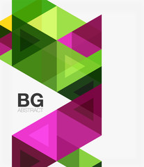 Modern geometry background