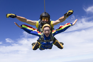 Skydiving photo. Tandem.