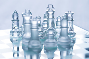 glass chess