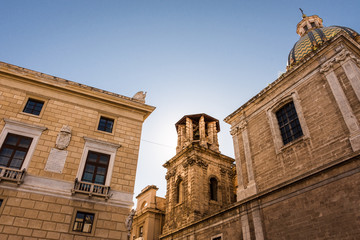 Obraz premium piazza pretoria piazza delle vergogne