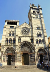 Fototapeta na wymiar Kathedrale San Lorenzo von Genua