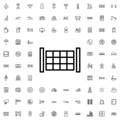 fence icon illustration