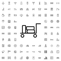 luggage icon illustration