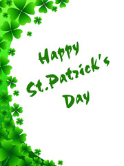 St. Patrick's greeting card 