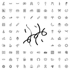 confetti icon illustration