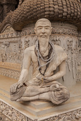 anchorite stone statue