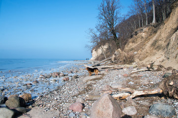 Kreidefelsen auf der Insel Rügen