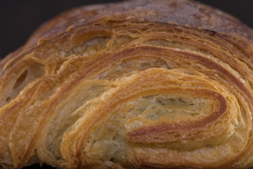 Layers of Croissant Pastry