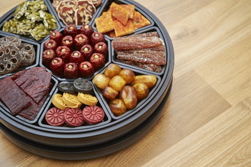 Traditional Korean cuisine for ceremony 