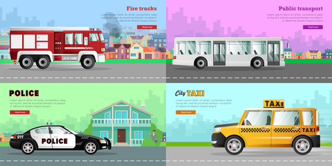 Transport. Collection of Four Automobile Pictures
