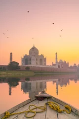 Zelfklevend Fotobehang Taj Mahal in Agra India © f11photo