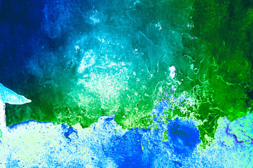 Grunge rainbow style abstract background wall texture.