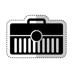 toolbox kit isolated icon vector illustration design