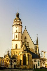 Naklejka premium Leipzig, Thomaskirche, 