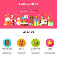 Easter Greeting Website Design