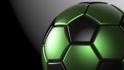 Obraz premium Soccer ball. 3D illustration. 3D CG. High resolution.