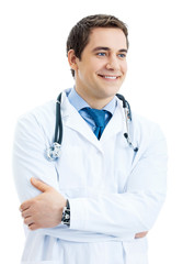 Fototapeta premium portrait of happy smiling doctor