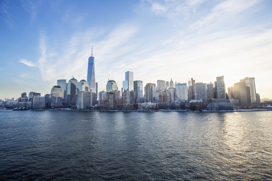 Manhattan Skyline, New York City, USA