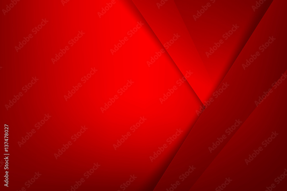 Poster abstract background basic geometry red layered and overlap and shadow element vector illustration ep