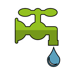 pure water tap icon vector illustration design